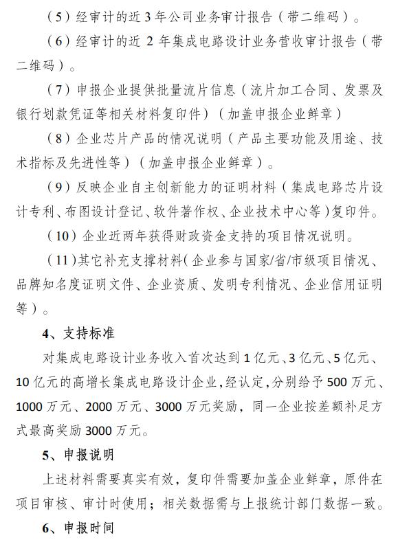 成都高新區(qū)集成電路設(shè)計補貼